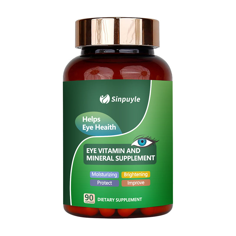 Lutein Eye Vitamins Supplement for Macular Health and Dry Eye, Contains Lutein, Zinc, Vitamins C/E & Zeaxanthin to Support Eye Health, 90 Tablets
