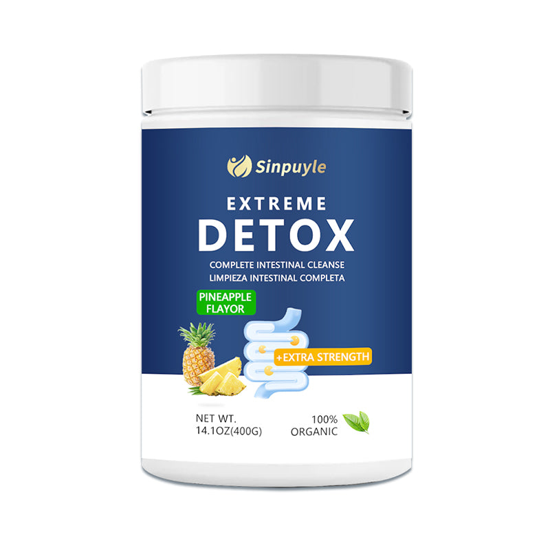 Cleanse Detox Powder - Pineapple Flavor, Supports Healthy Digestion with Multiple Fruits & Vegetables, Enzymes & Vitamins, Low Calorie, Natural Cleansing Drink, 380g, Dietary Supplement|Bold Bottle Design|Natural Ingredients