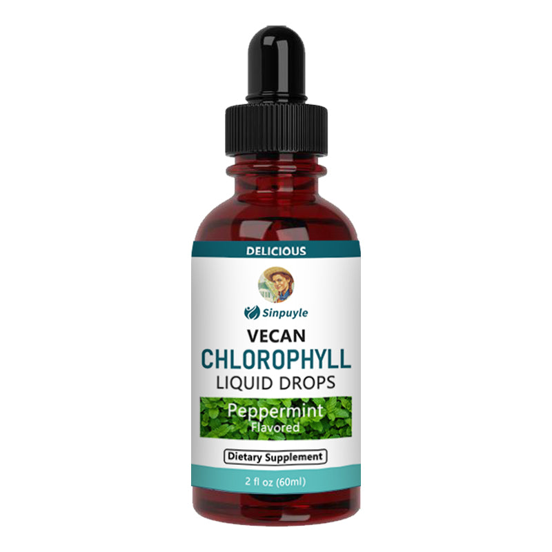 Chlorophyll Liquid Drops | Vegan | Non-Diluted Liquid Chlorophyll| Mulberry Derived Supplement for Ages 14+| Delicious Minty Flavor | 2 Fl Oz