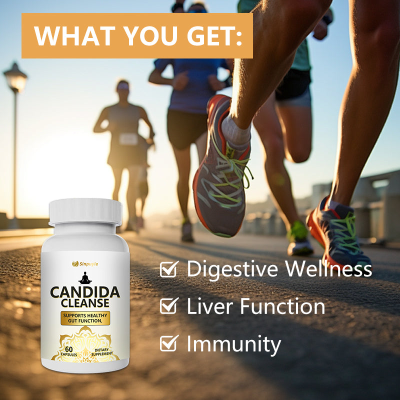 Candida Cleanse, Oreganoleaf, Aloe Vera, Wormwood, Black Wainut Hul, Gut Colon Cleanse Detox, Feminine Balance Complex, Natural Herbal Formula