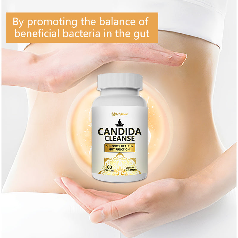 Candida Cleanse, Oreganoleaf, Aloe Vera, Wormwood, Black Wainut Hul, Gut Colon Cleanse Detox, Feminine Balance Complex, Natural Herbal Formula