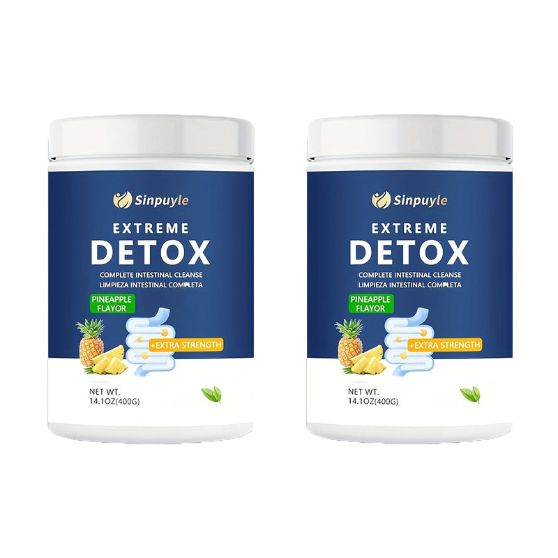 Cleanse Detox Powder - Pineapple Flavor, Supports Healthy Digestion with Multiple Fruits & Vegetables, Enzymes & Vitamins, Low Calorie, Natural Cleansing Drink, 380g, Dietary Supplement|Bold Bottle Design|Natural Ingredients