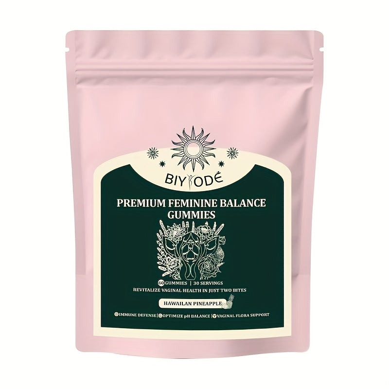 60 pieces of Women's balanced dietary supplement gummies are popular products that can make women and their partners feel comfortable, making them the preferred gift for women