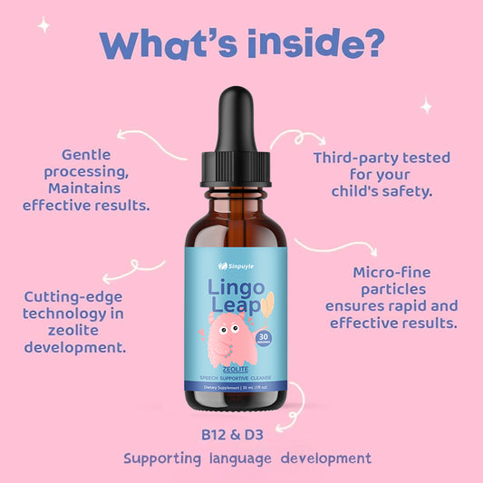 Speech & Communication Support for Kids | Zeolite Supplement for Wellness | Supports Development & Learning