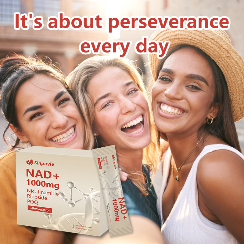 NAD+ Berry Flavor Drink Mix for Skin Aging Support, Energy, and Focus - A pack of 30-