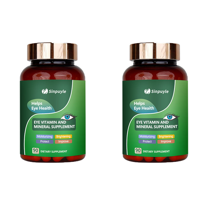 Lutein Eye Vitamins Supplement for Macular Health and Dry Eye, Contains Lutein, Zinc, Vitamins C/E & Zeaxanthin to Support Eye Health, 90 Tablets