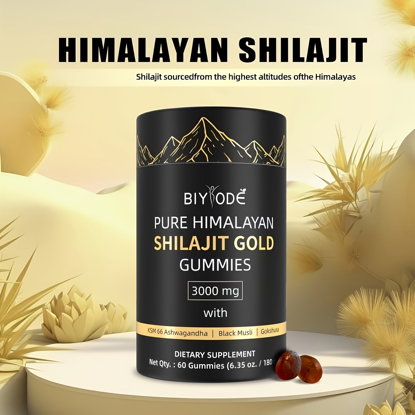 Shila Gummies - A Delicious Gummy Enriched With Multiple Herbs.The Gold Grade Shila Used In The Gummies Is Carefully Extracted And Processed To Ensure Its Purity. It Is Then Infused With Ashwagandha, Ginseng, Black Musli, Gokshura, Ginger
