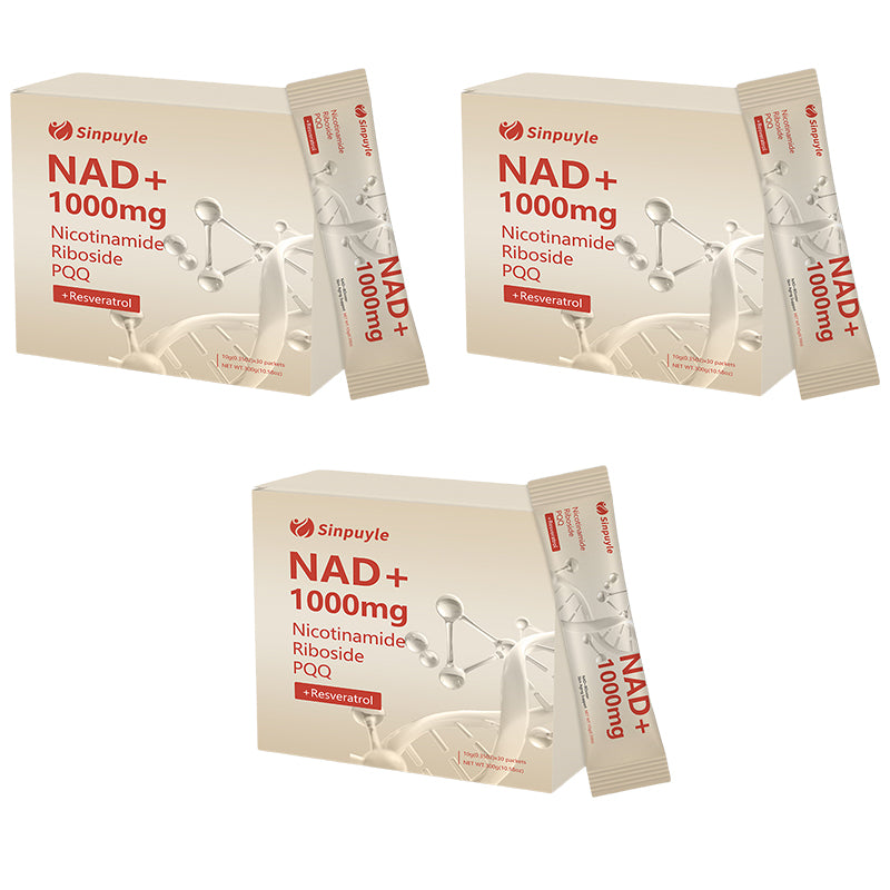 NAD+ Berry Flavor Drink Mix for Skin Aging Support, Energy, and Focus - A pack of 30-
